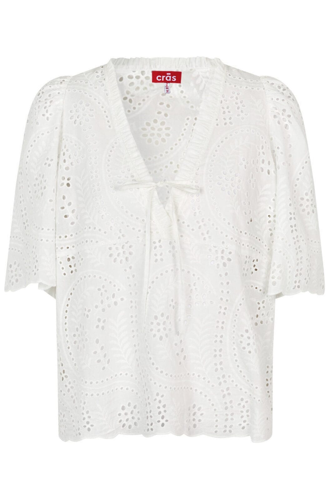 Forudbestilling - Cras - Breezecras Blouse - 1000 White Bluser 