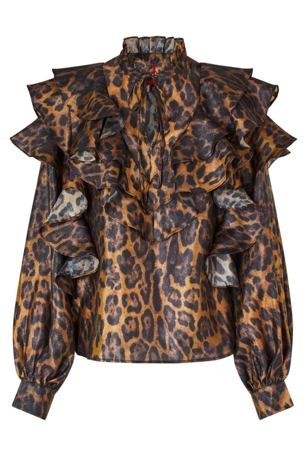 Forudbestilling - Cras - Sylvia Blouse - 8058 8058 Hazy Leopard Skjorter 