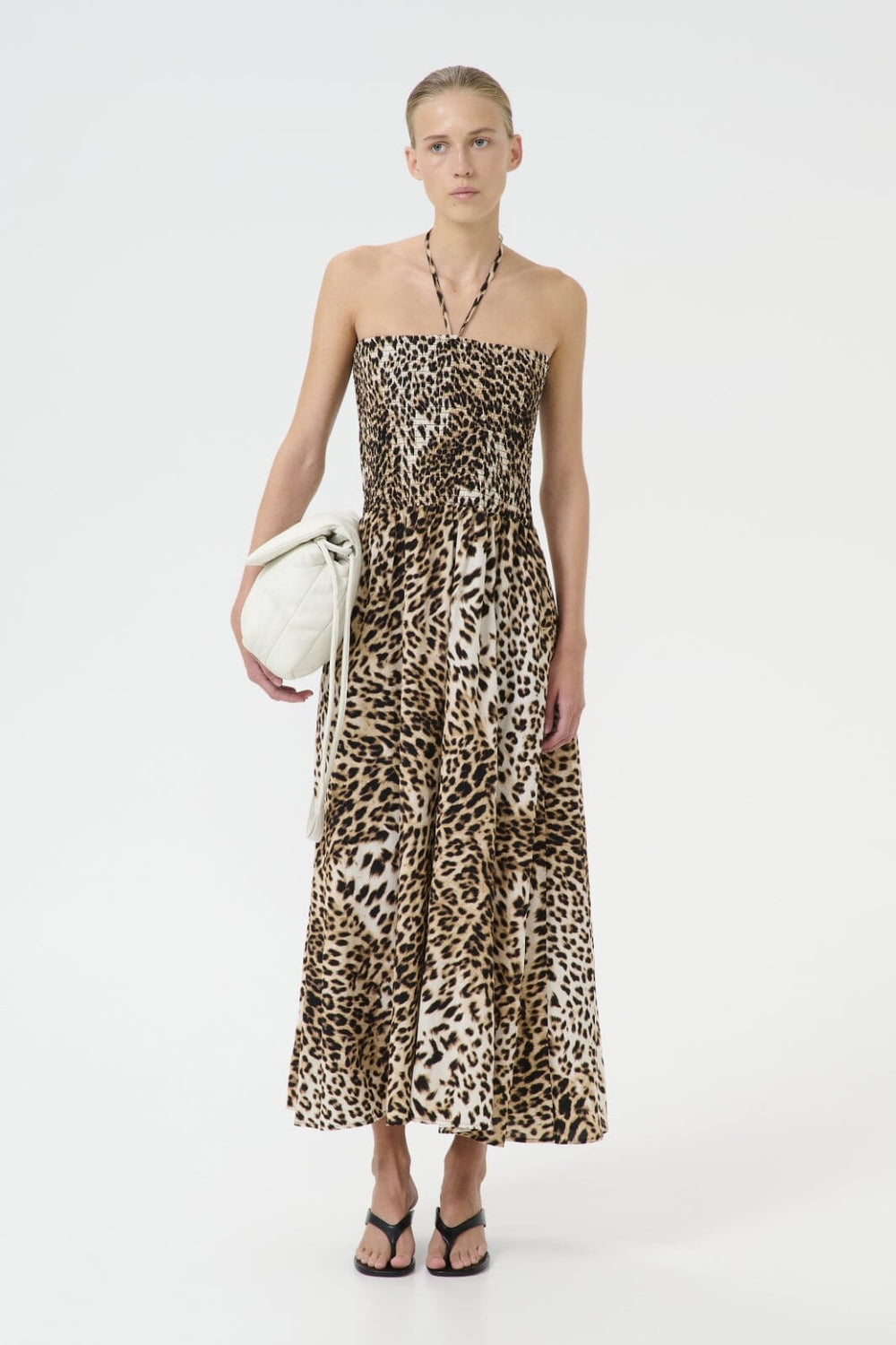 Gestuz - Gzgeopa P Tube Dress 10910247 - 107683 - Leopard Butter Yellow