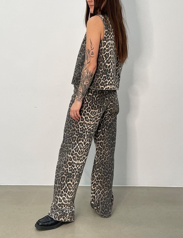 Forudbestilling - Global Funk - Cadian-G - P35 Leopard Mist Jeans 