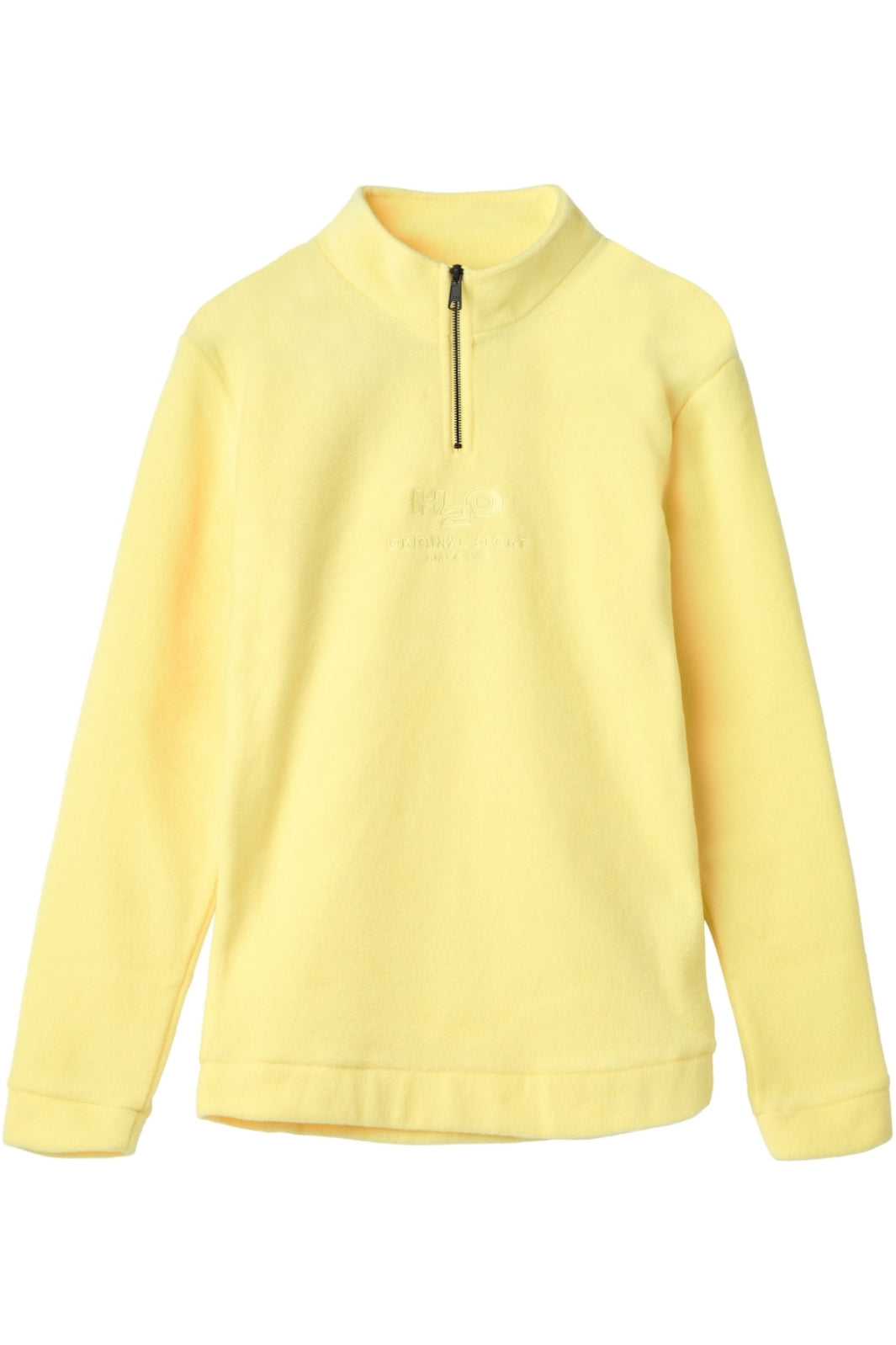 Forudbestilling - H2O - Blåvand II Fleece Half Zip - Pastel Yellow (Juni/Juli) Fleece jakker 