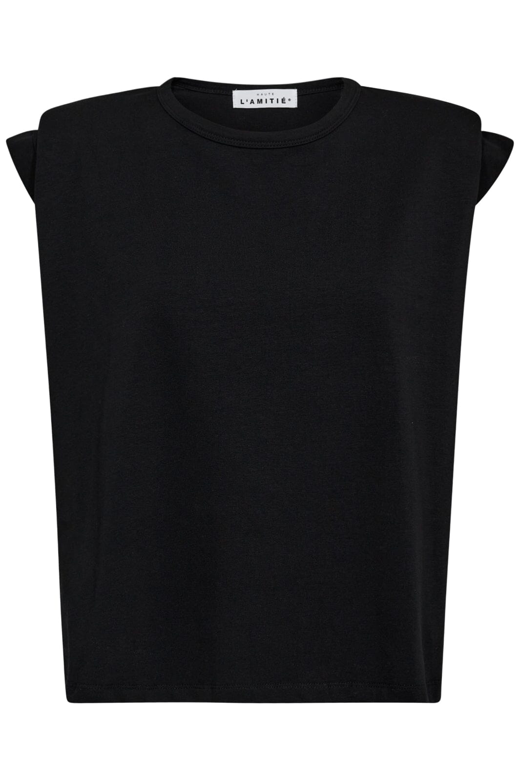 Haute L'Amitié - Boxy Shoulder O-Tee HL10072 - Black