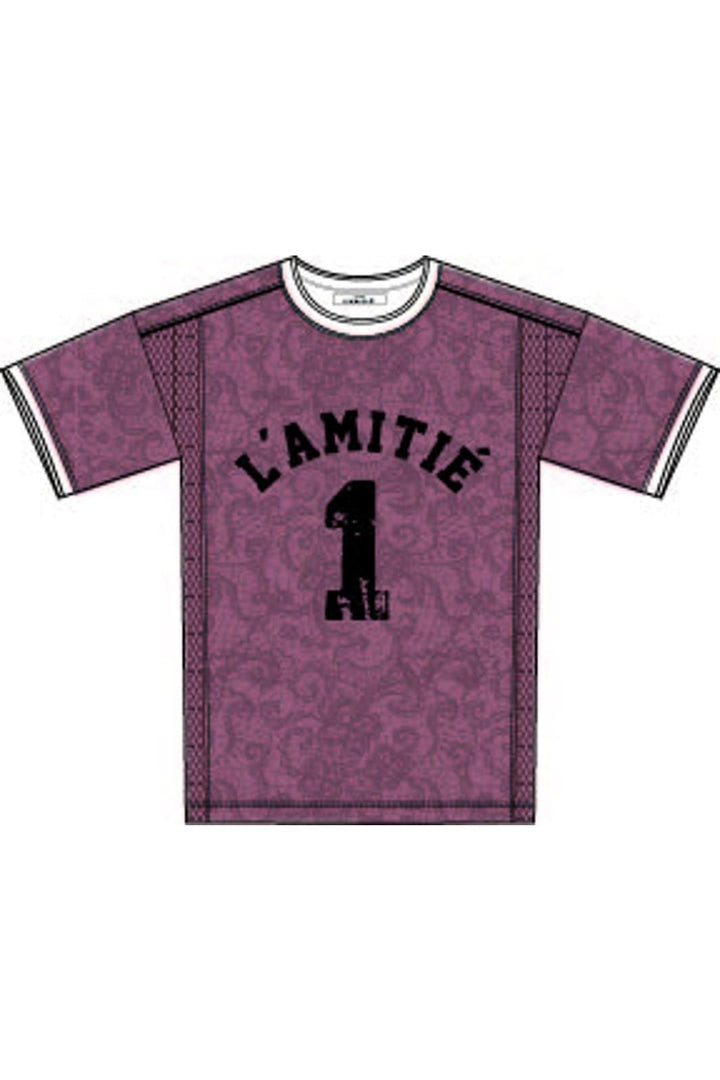 Haute L'Amitié - Sporty Lace Football Tee HL10038 - Amarone