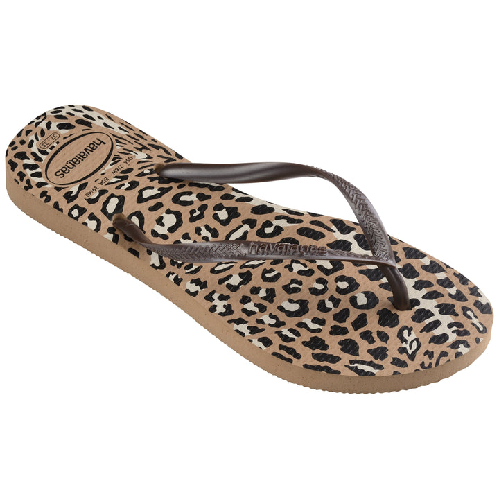 Forudbestilling - Havaianas - Slim Animals - Rose Gold/Cafe Badesandaler 