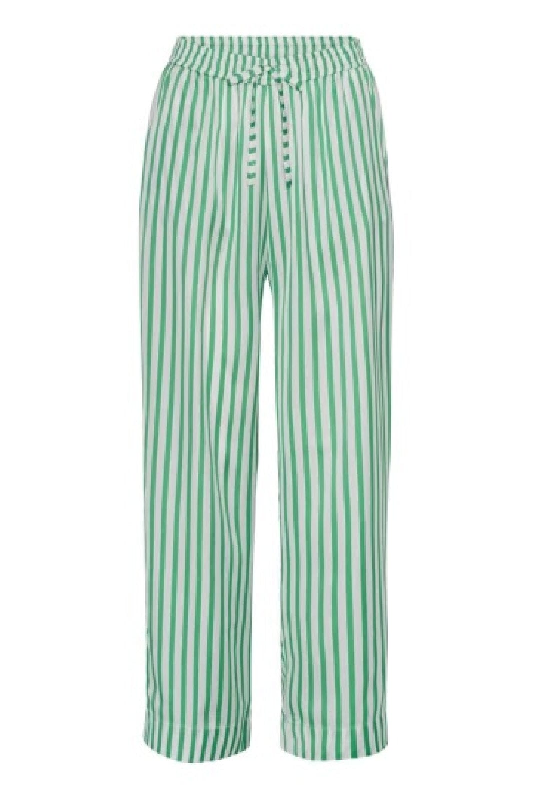 Forudbestilling - Karmamia - Garcia Pants - Green Stripe - (Februar) Bukser 