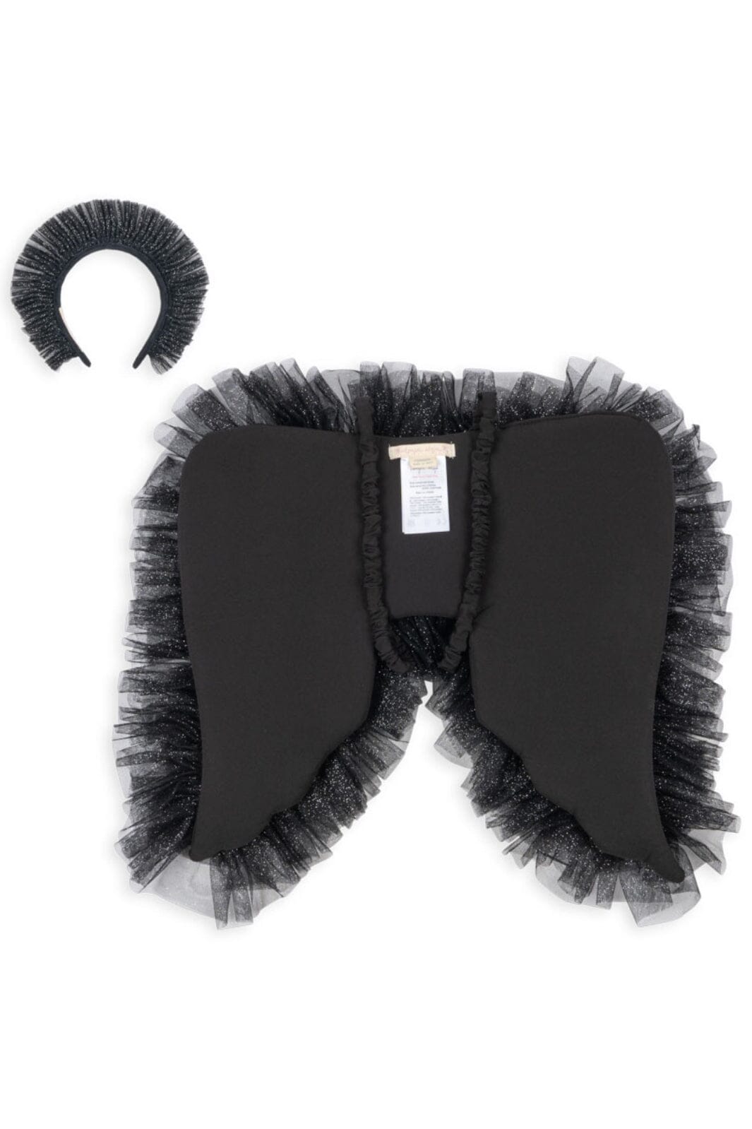 Forudbestilling - Konges Sløjd - Halloween Angel Costume Ks102180 - Black Accessories 