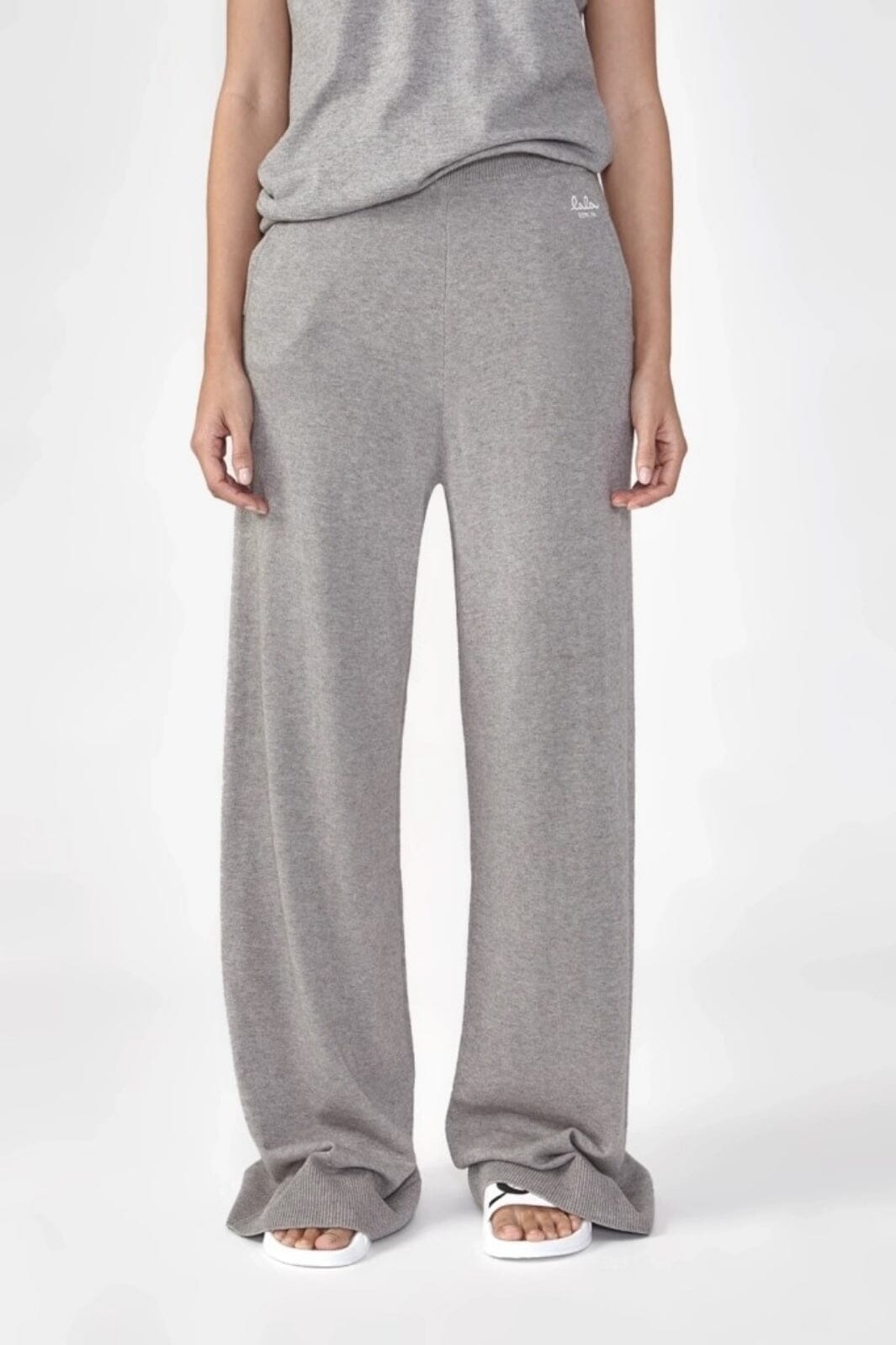 Lala Berlin - Knit Pants Kaya 10009889 - Grey