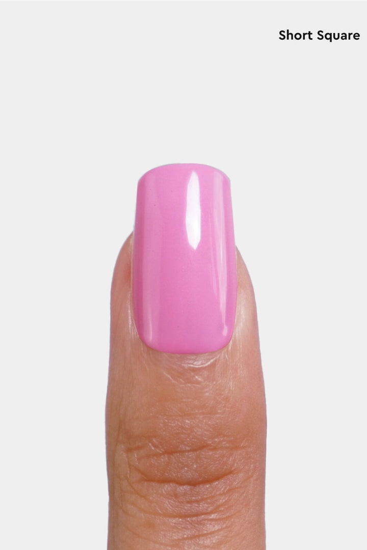 Le Mini Macaron - Le Gel Nail Tips (220 Stk) GNT005 - Short Round Square, Matte & Pre Buff Effect