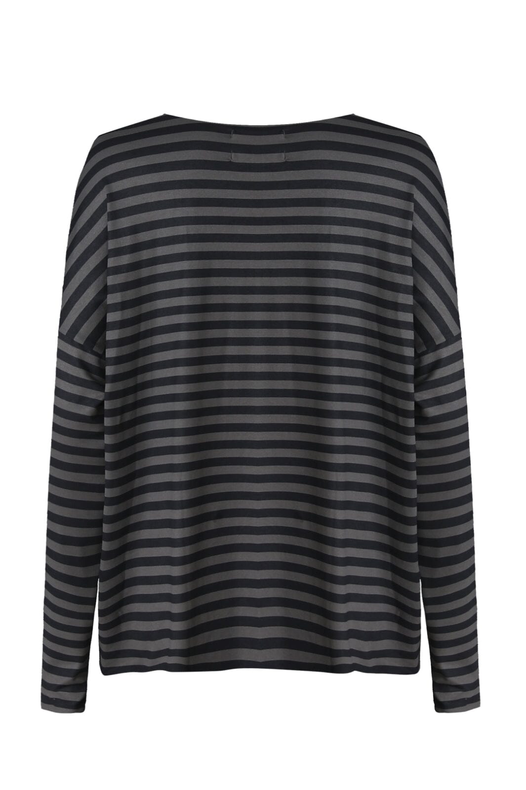 Forudbestilling - Liberte - Alma-Ls-Top - Dark Grey Black Stripe Bluser 