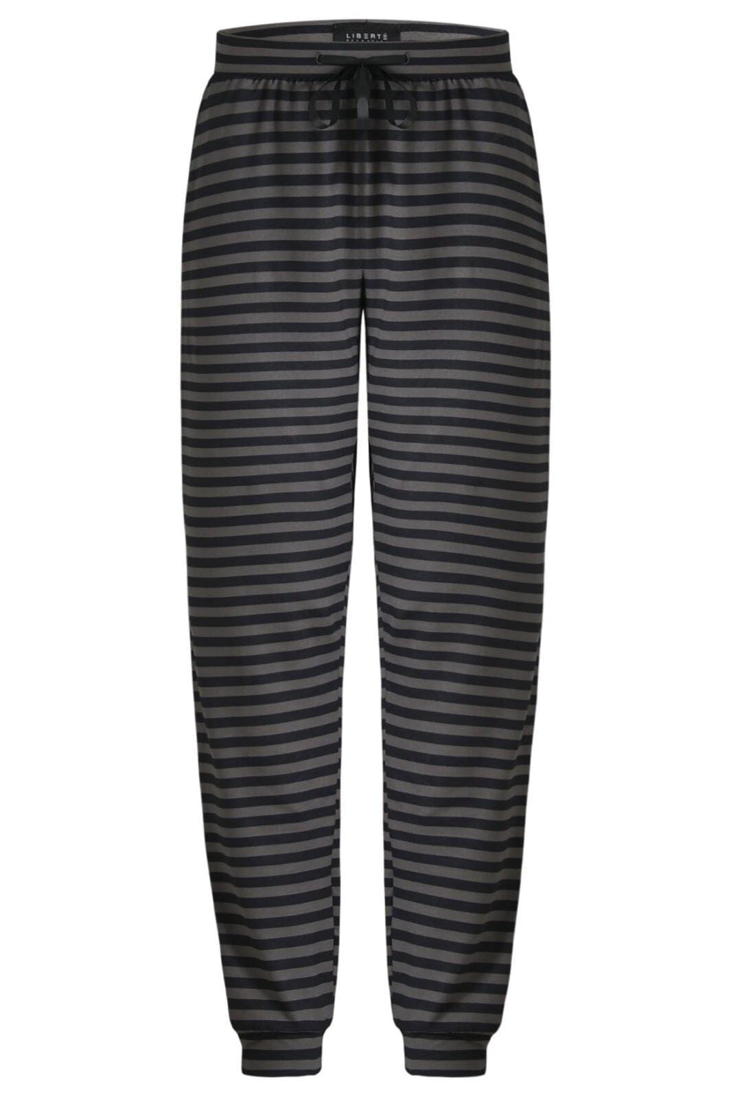 Forudbestilling - Liberte - Alma-Pants - Dark Grey Black Stripe Bukser 