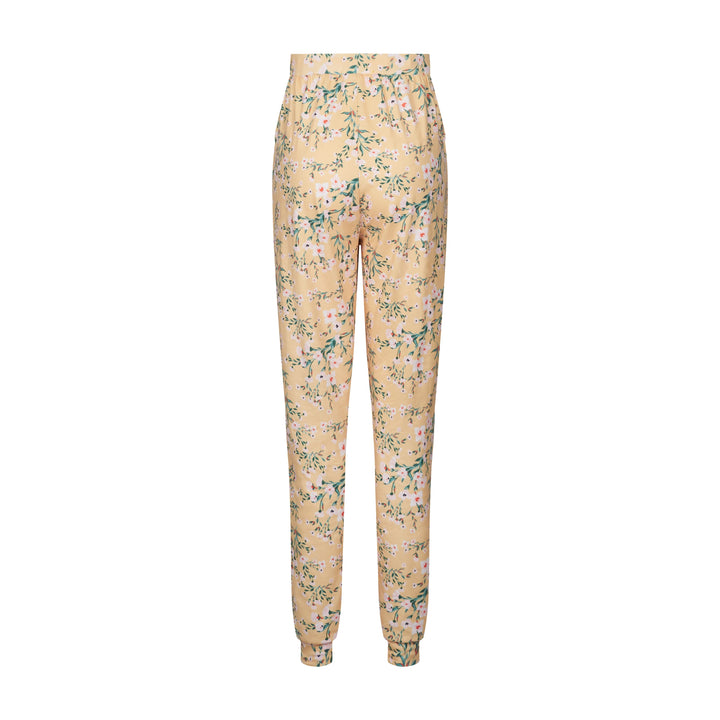 Forudbestilling - Liberte - Alma-Pants - Yellow Green Flower Bukser 