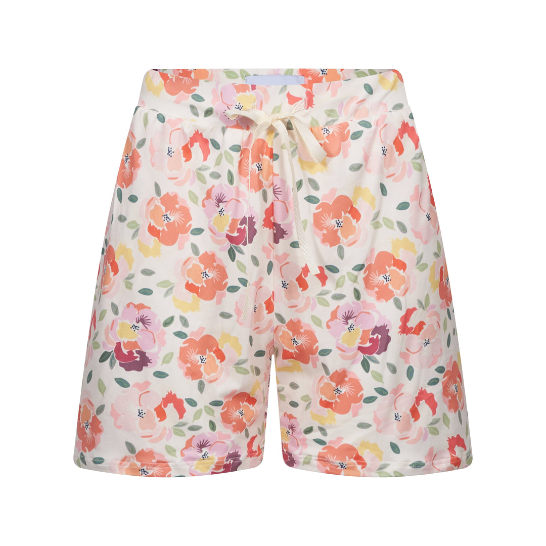 Forudbestilling - Liberte - Alma-Shorts - Creamy Peach Flower Shorts 