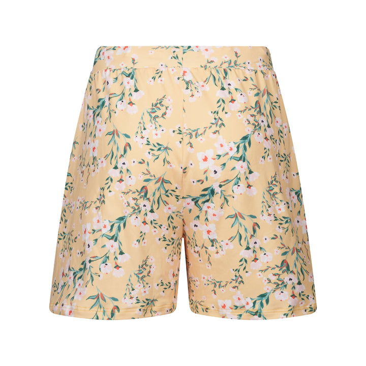 Forudbestilling - Liberte - Alma-Shorts - Yellow Green Flower Shorts 