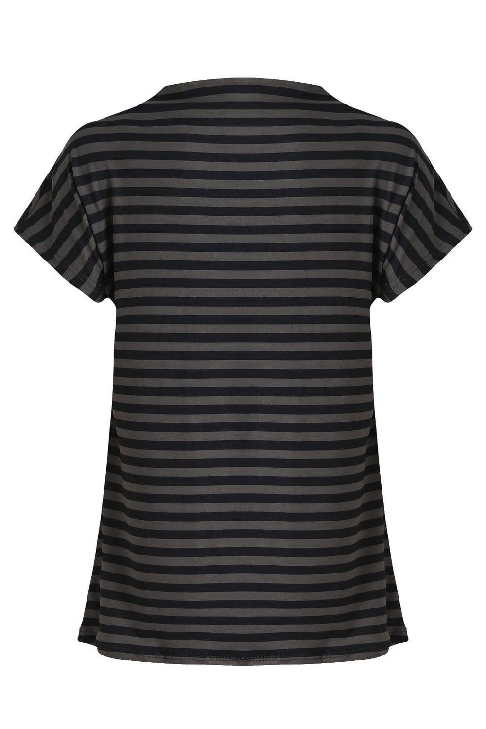 Forudbestilling - Liberte - Alma-Top - Dark Grey Black Stripe Bluser 