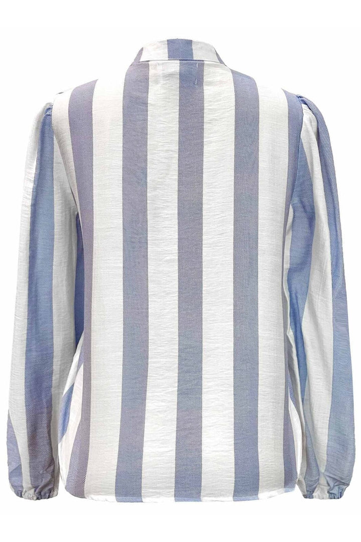 Liberte - Dodo-Ls-Blouse 22168 - Blue White Stripe