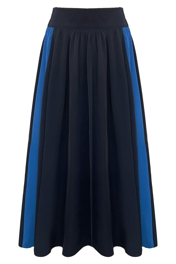 Liberte - Frede-Long-Panel-Skirt 22167 - Navy Blue