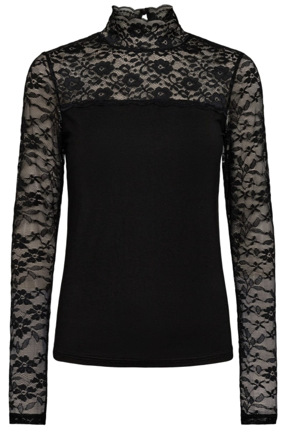 Forudbestilling - Liberte - Lisa-Ls-Lace-Blouse - Black Bluser 