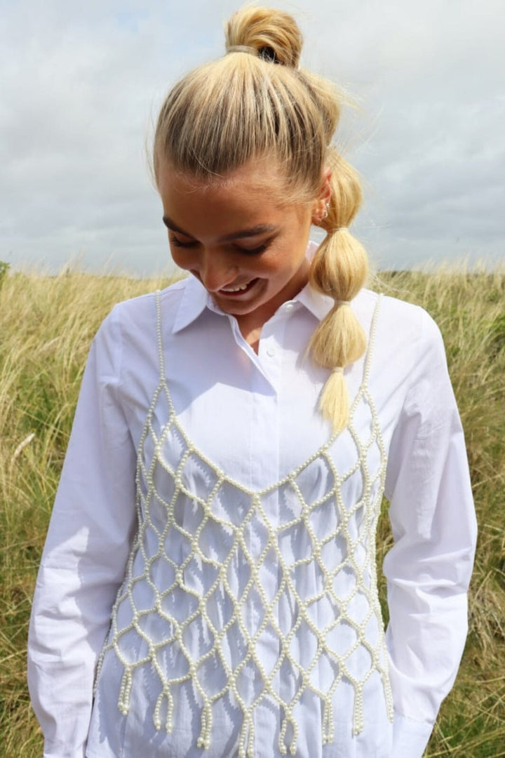 Forudbestilling - Liberte - Maja-Ls-Shirt - White Skjorter 