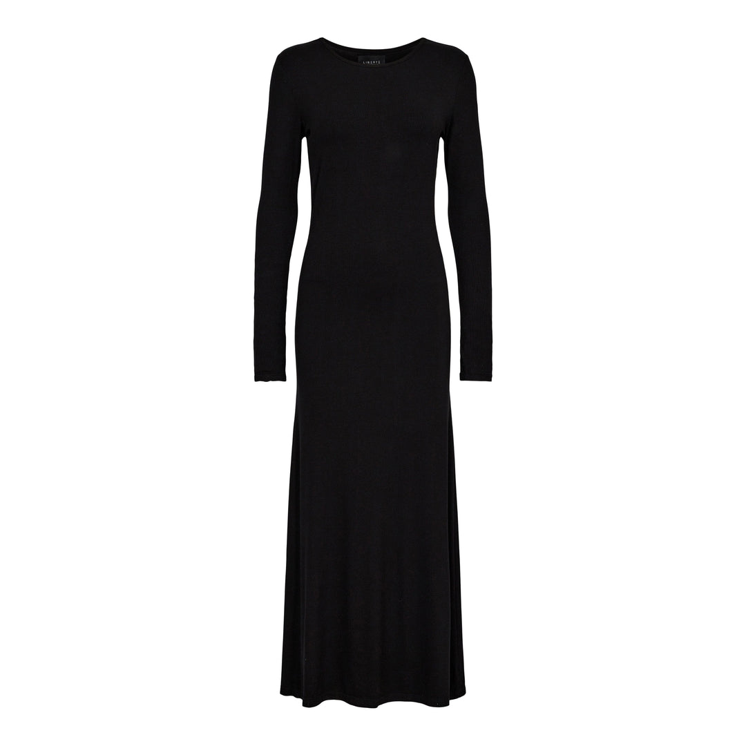 Forudbestilling - Liberte - Natalia-Ls-Long-Dress - Black Kjoler 