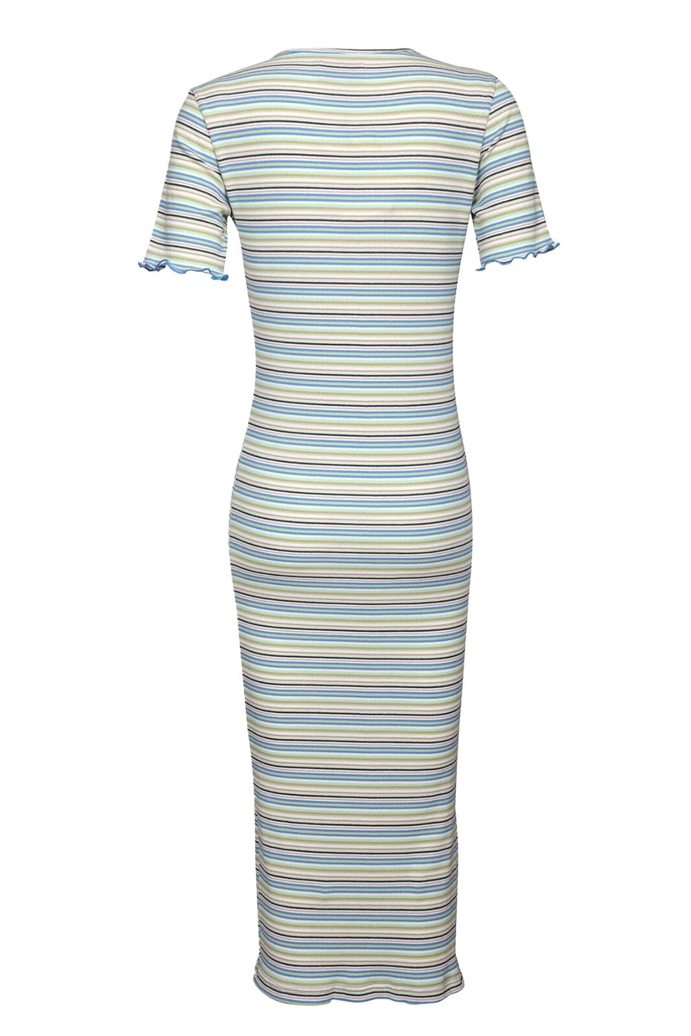 Forudbestilling - Liberte - Natalia-Ss-Dress - Blue Mint Sand Stripe Kjoler 