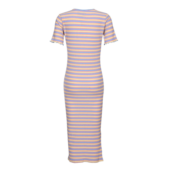 Forudbestilling - Liberte - Natalia-Ss-Dress - Yellow Rose Blue Stripe Kjoler 