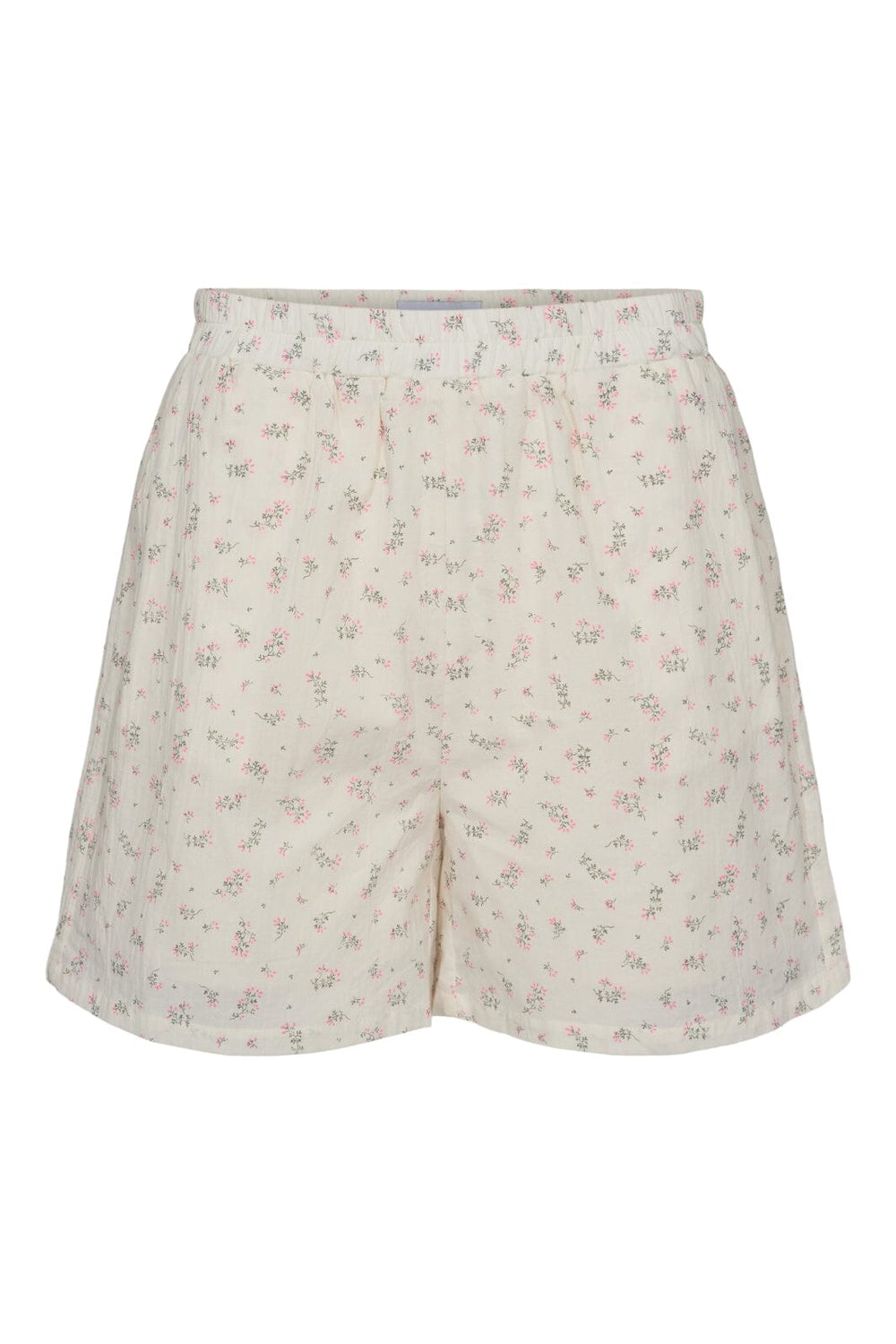 Forudbestilling - Liberte - Sara-Shorts - Creme Pink Flower Shorts 