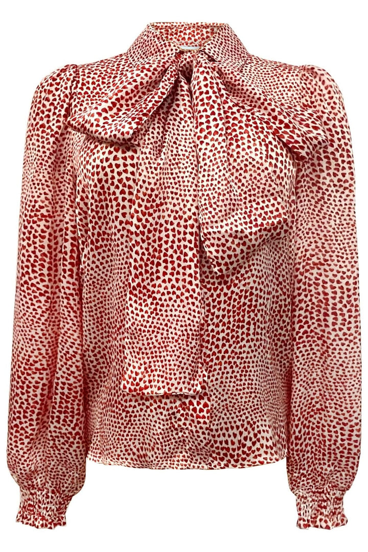 Liberte - Selina-Ls-Blouse 22170 - Red Hearts