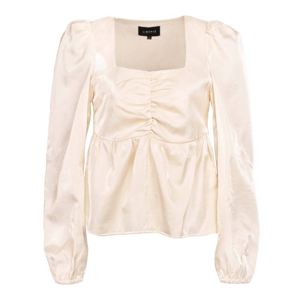 Forudbestilling - Liberte - Stine-Blouse - Beige Metallic Bluser 