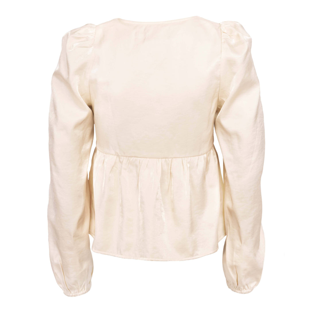 Forudbestilling - Liberte - Stine-Blouse - Beige Metallic Bluser 