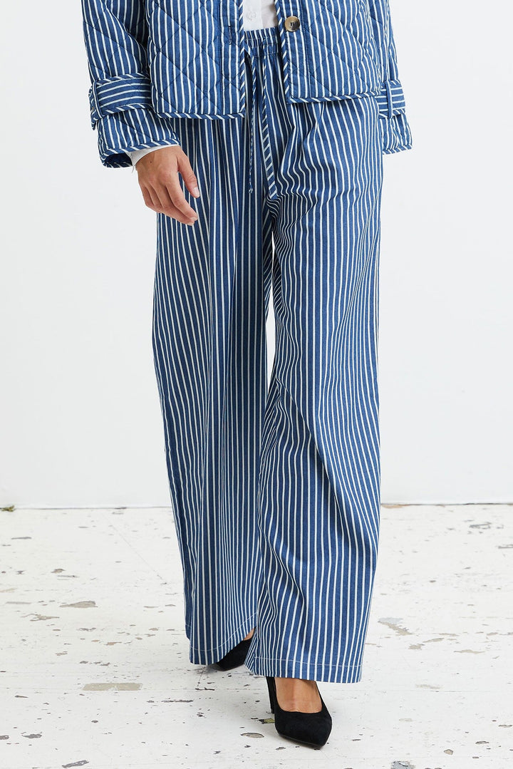 Forudbestilling - Lollys Laundry - Liam Pants - 80 Stripe Bukser 