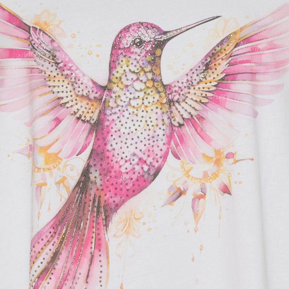 Forudbestilling - Marta Du Chateau - Mdcmarie T-Shirt - Pink Bird T-shirts 