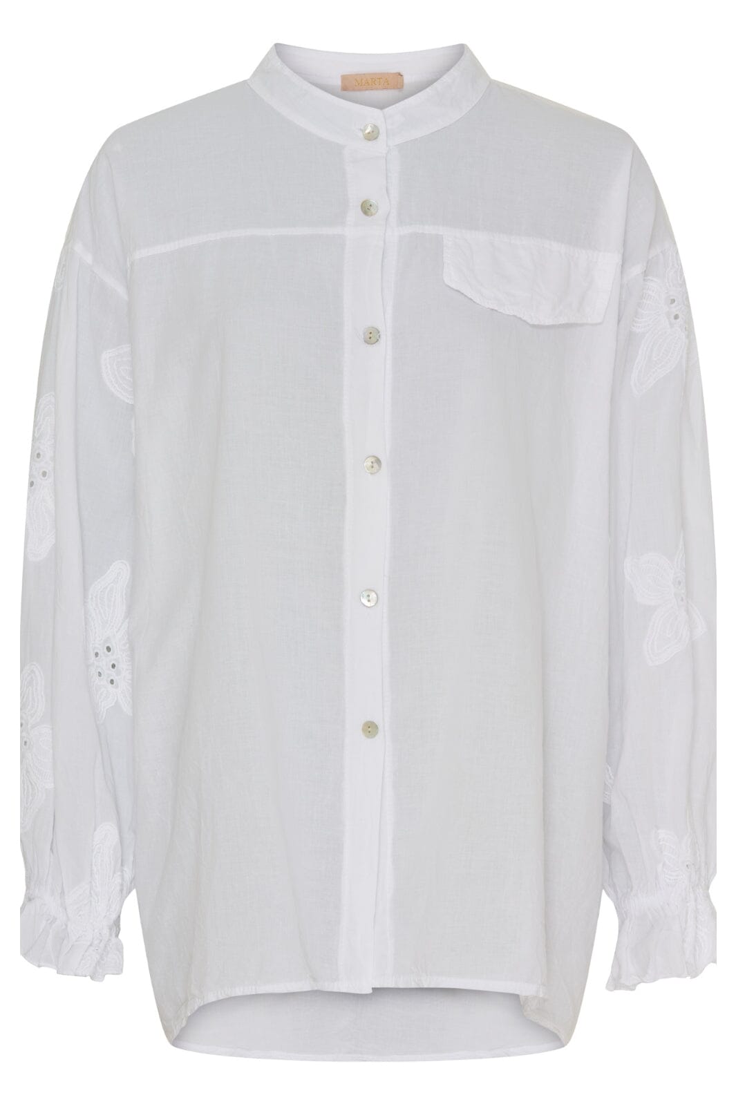 Forudbestilling - Marta Du Chateau - Mdcriley Shirt - White Skjorter 