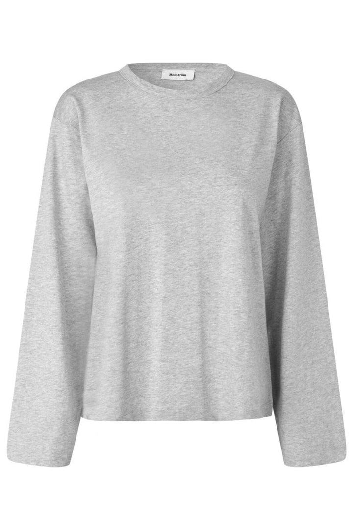 Modström - Hellenmd Ls T-Shirt 57523 - 7087 - Grey Melange