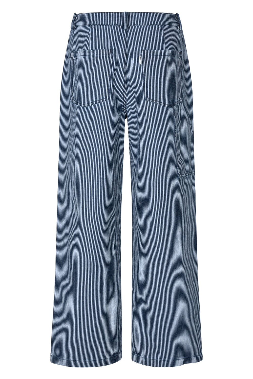 Modström - Magdalenamd Pants 58171 - 13067 - White Navy Hickory Stripe