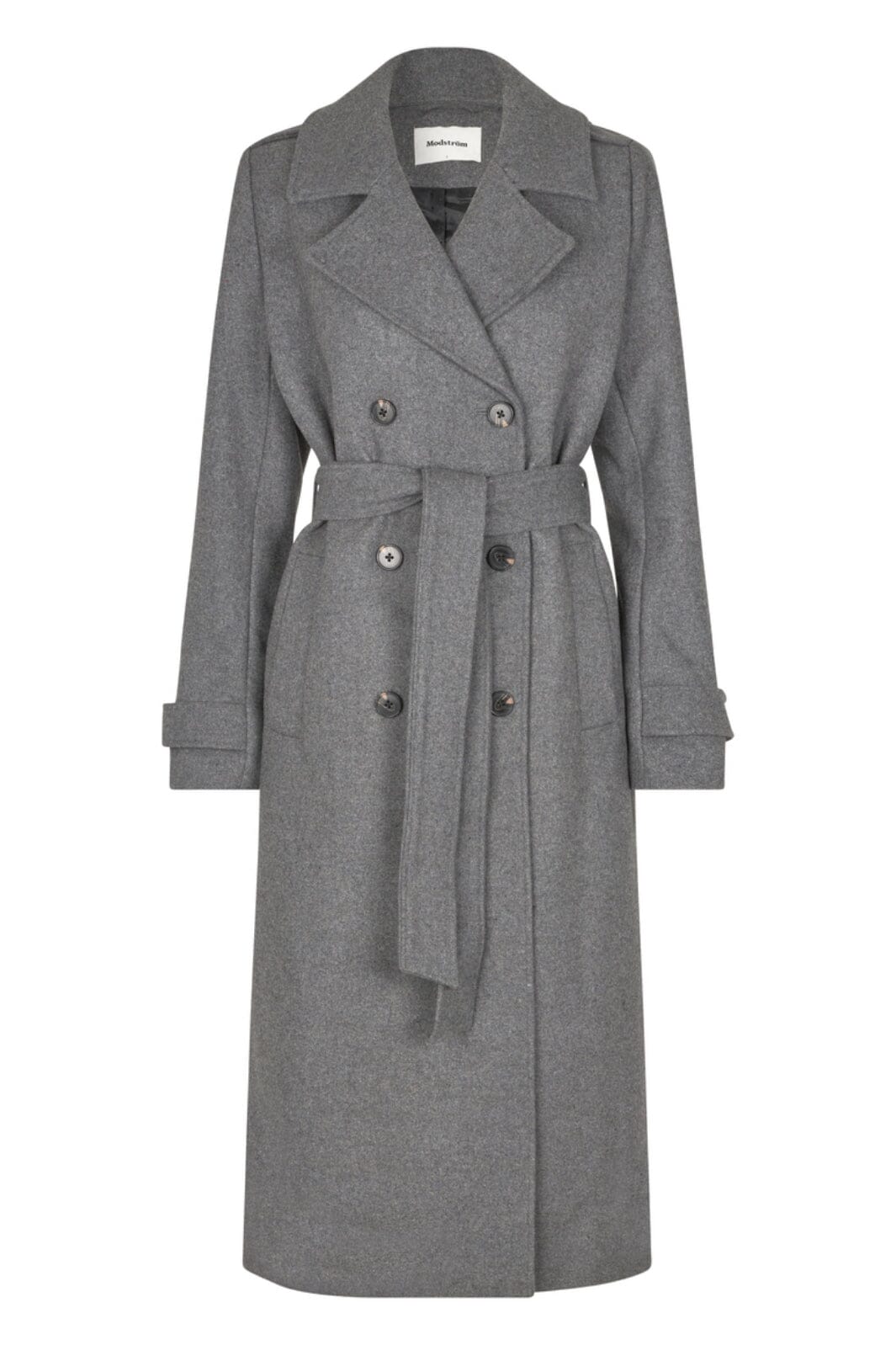 Forudbestilling - Modström - Shaymd Coat - 7088 Dark Grey Melange Jakker 