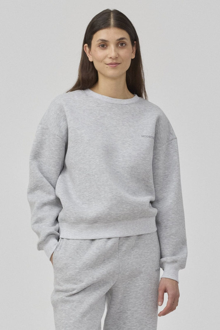 Modström - Tiamd Sweat 57960 - 7087 - Grey Melange