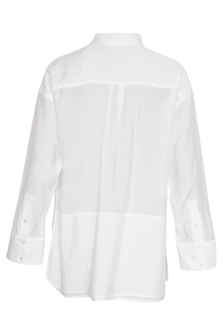 Forudbestilling - Moss Copenhagen - Mschbarrington Shirt - Bright White Skjorter 