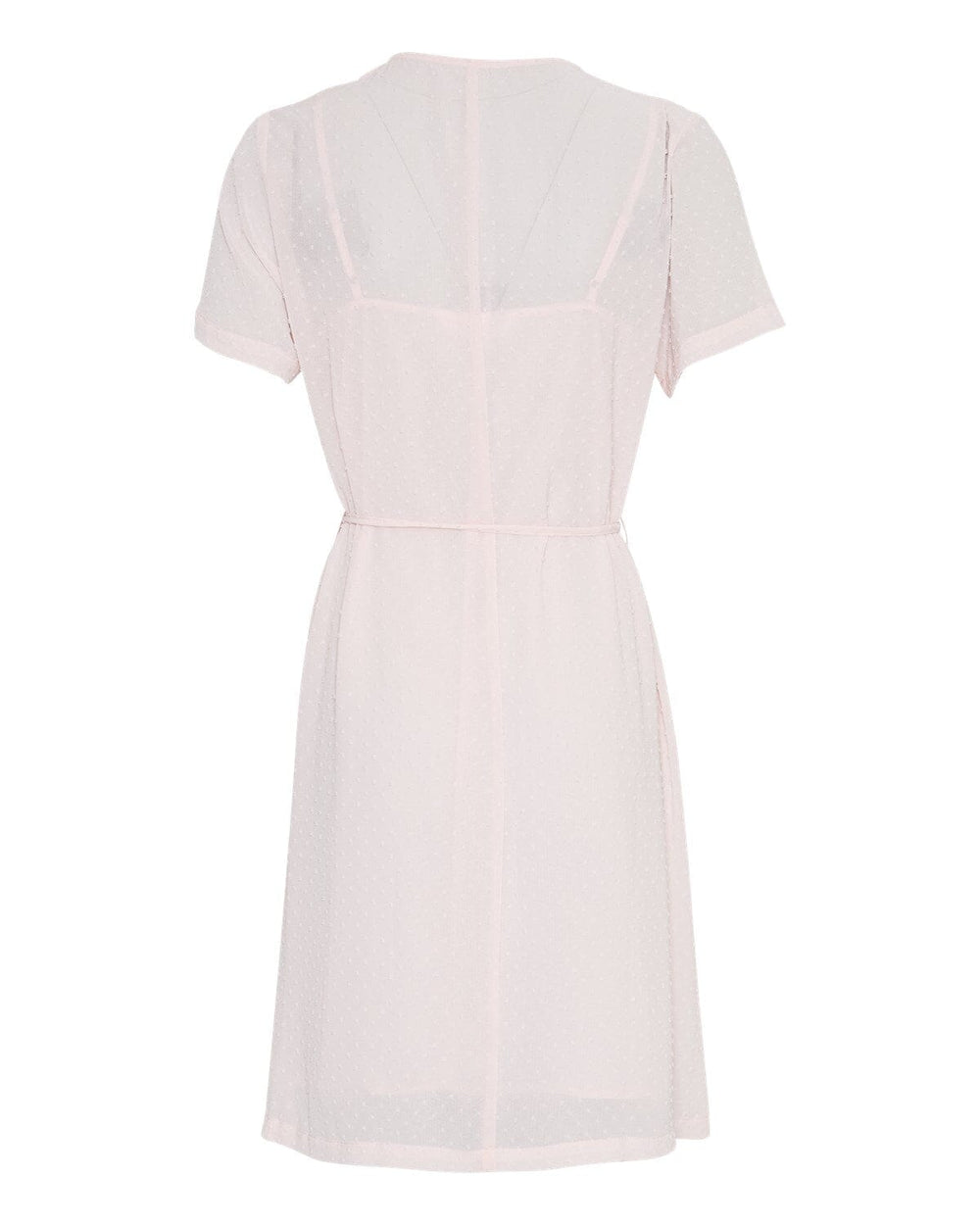 Forudbestilling - Moss Copenhagen - Mschcherlyn Ss Dress - Chalk Pink Kjoler 