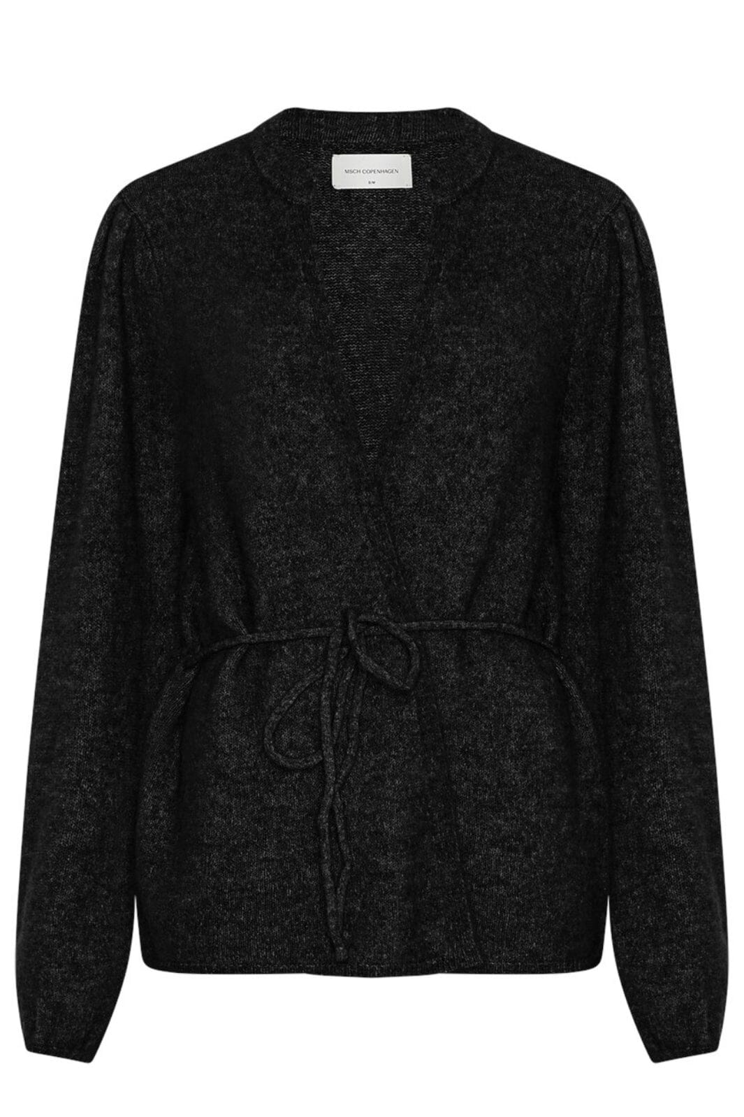 Forudbestilling - Moss Copenhagen - Mschgustel Hope Wrap Cardigan - Black Cardigans 