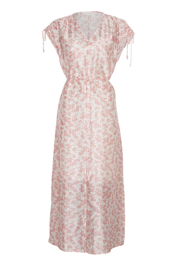 Forudbestilling - Moss Copenhagen - Mschisadora Sl Maxi Dress - Chalk Pink Flwr Kjoler 