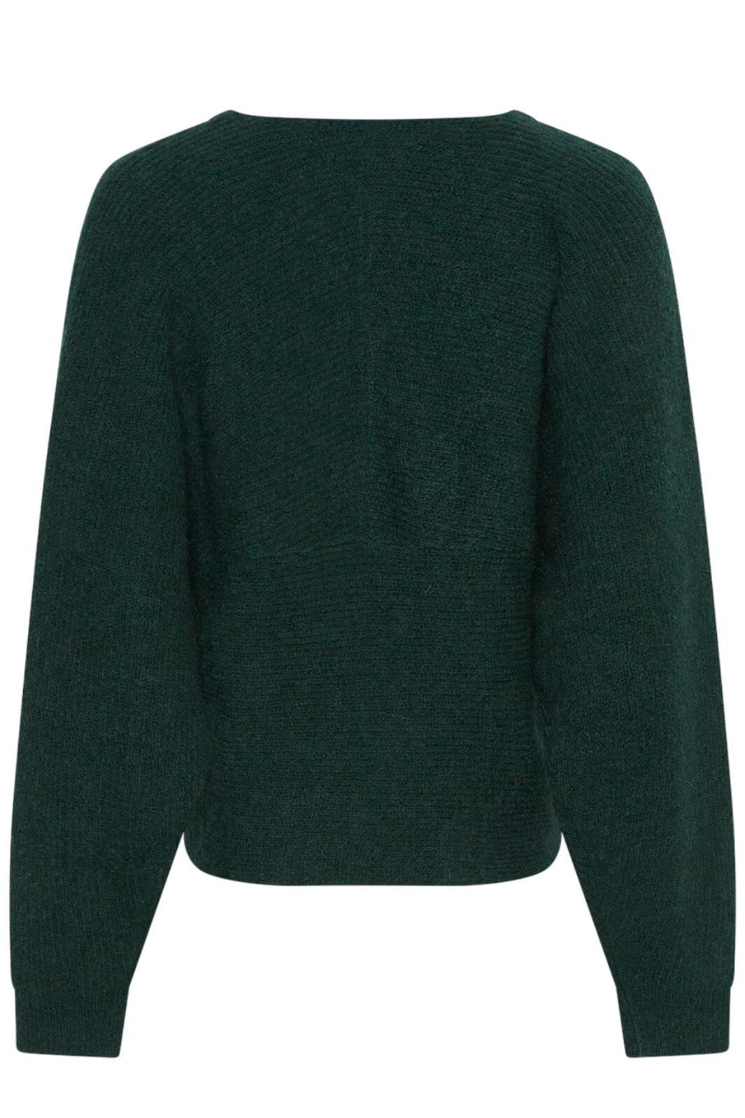 Forudbestilling - Moss Copenhagen - Mschzinelle Hope Wrap Pullover 18469 - Pine Grove Strikbluser 