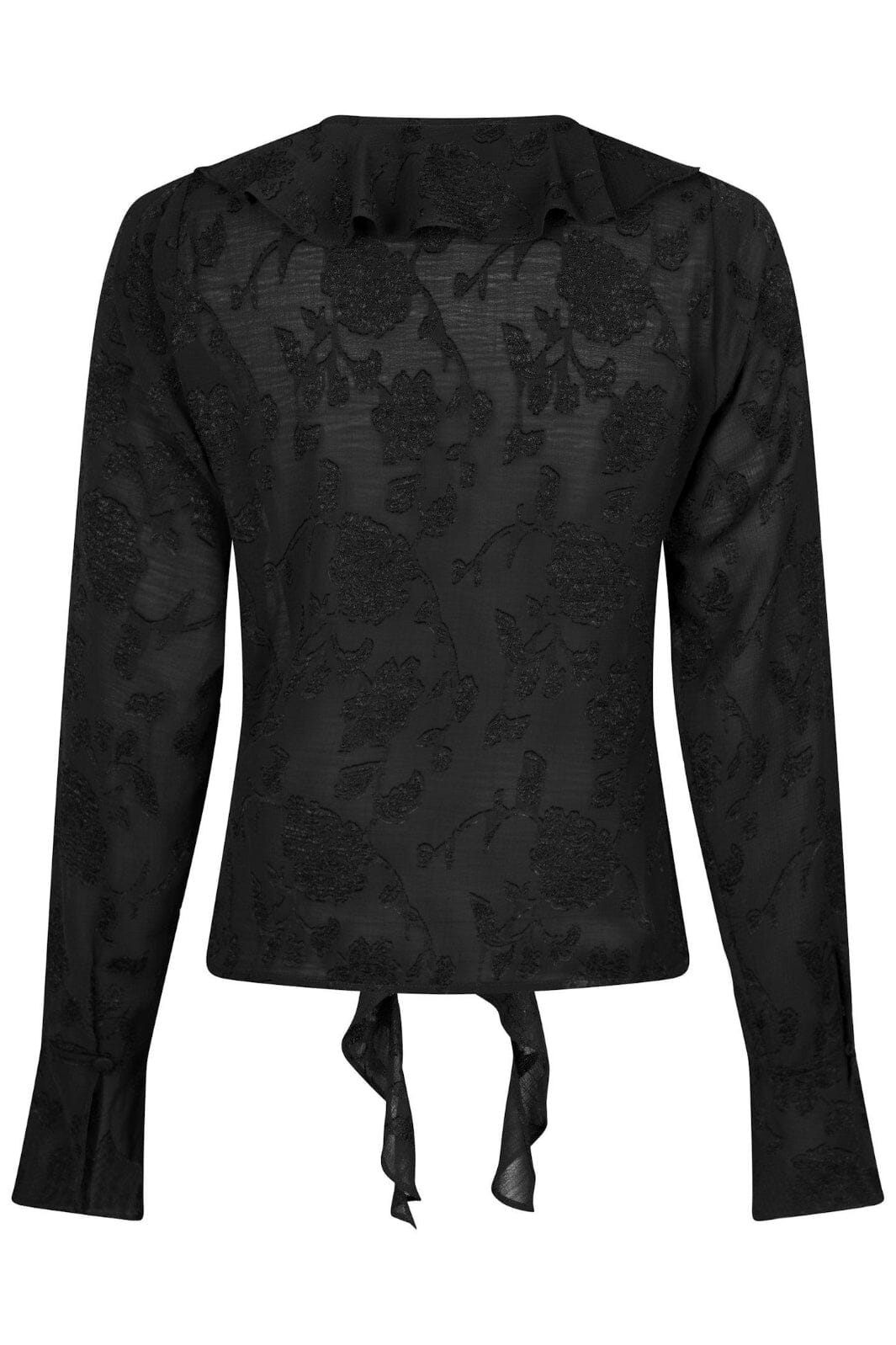 Neo Noir - Anika Burnout Blouse 162555 - 100 - Black