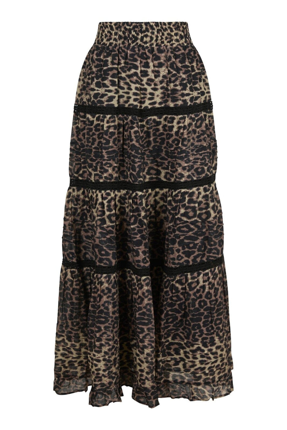 Forudbestilling - Neo Noir - Felicia Leo Voile Skirt - Leopard Nederdele 