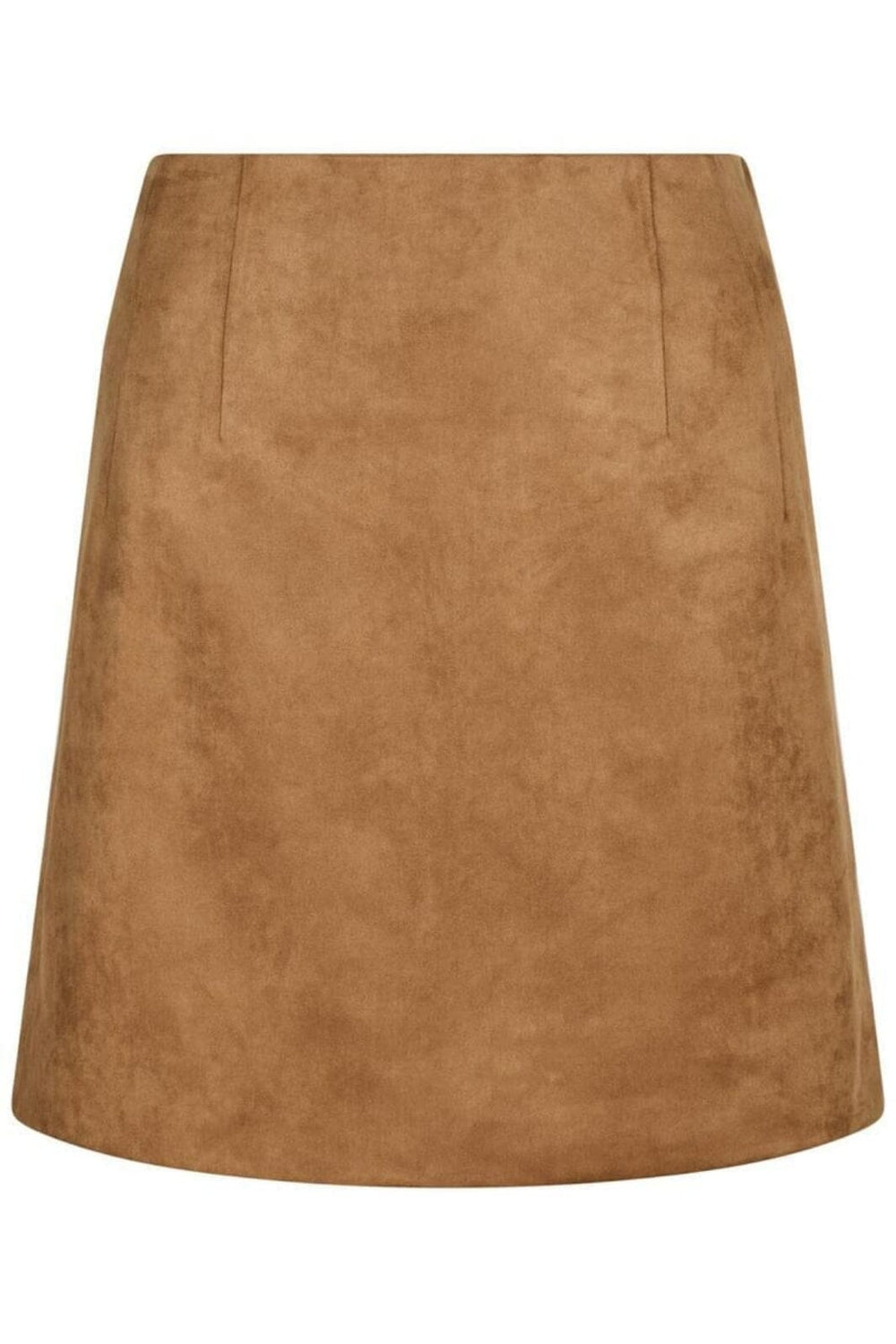 Forudbestilling - Neo Noir - Hemie Faux Suede Skirt 164554 - Cognac Nederdele 