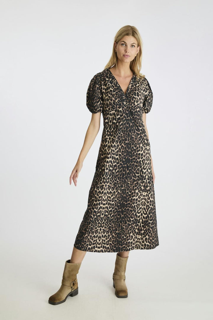 Neo Noir - Illana Leo Dress - Leopard