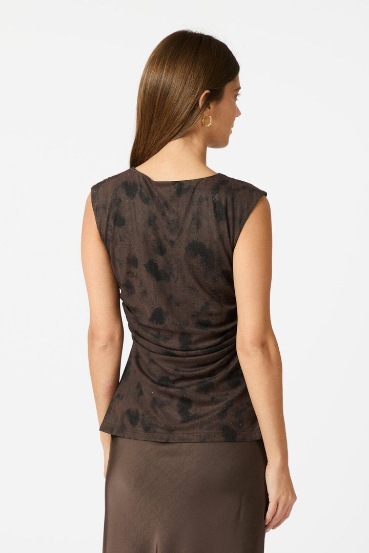 Neo Noir - Liblana Mesh Stone Top 164630 - Brown