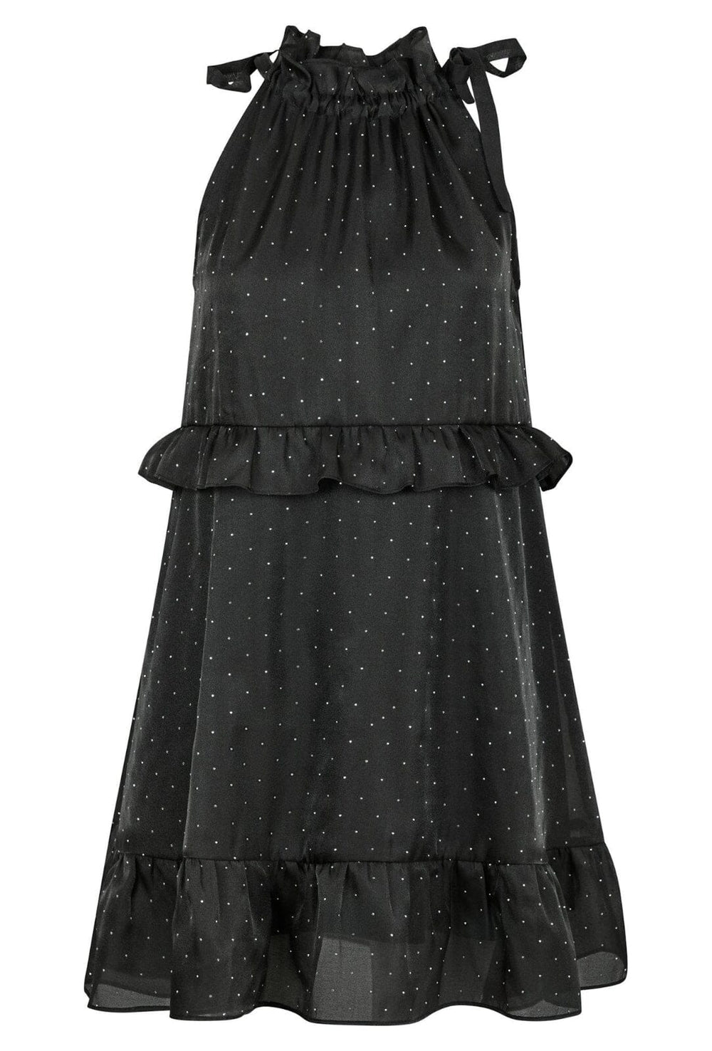 Forudbestilling - Neo Noir - Rida Bedazzled Dress - Black Kjoler 