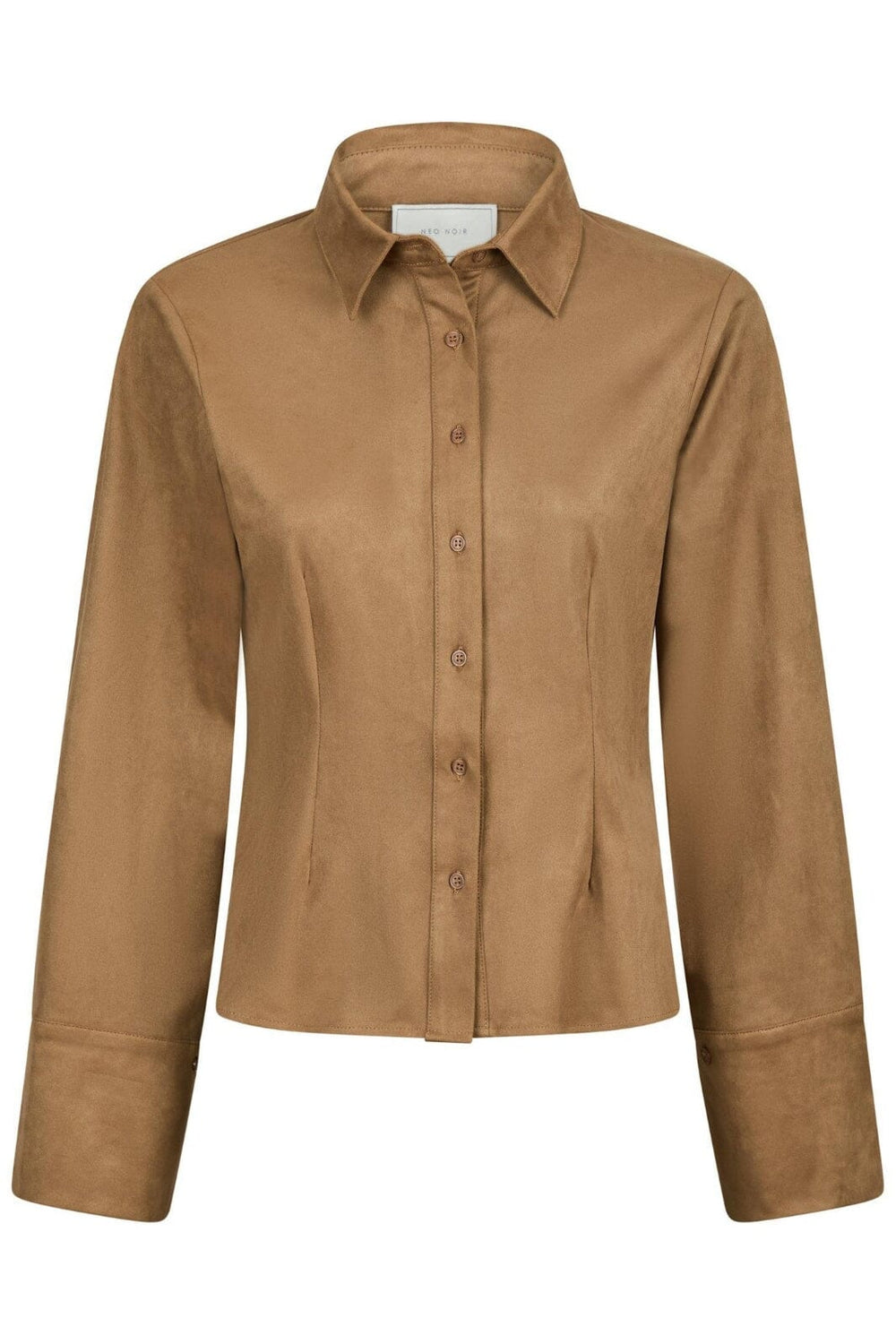 Neo Noir - Rosa Faux Suede Shirt 164475 - 604 - Cognac