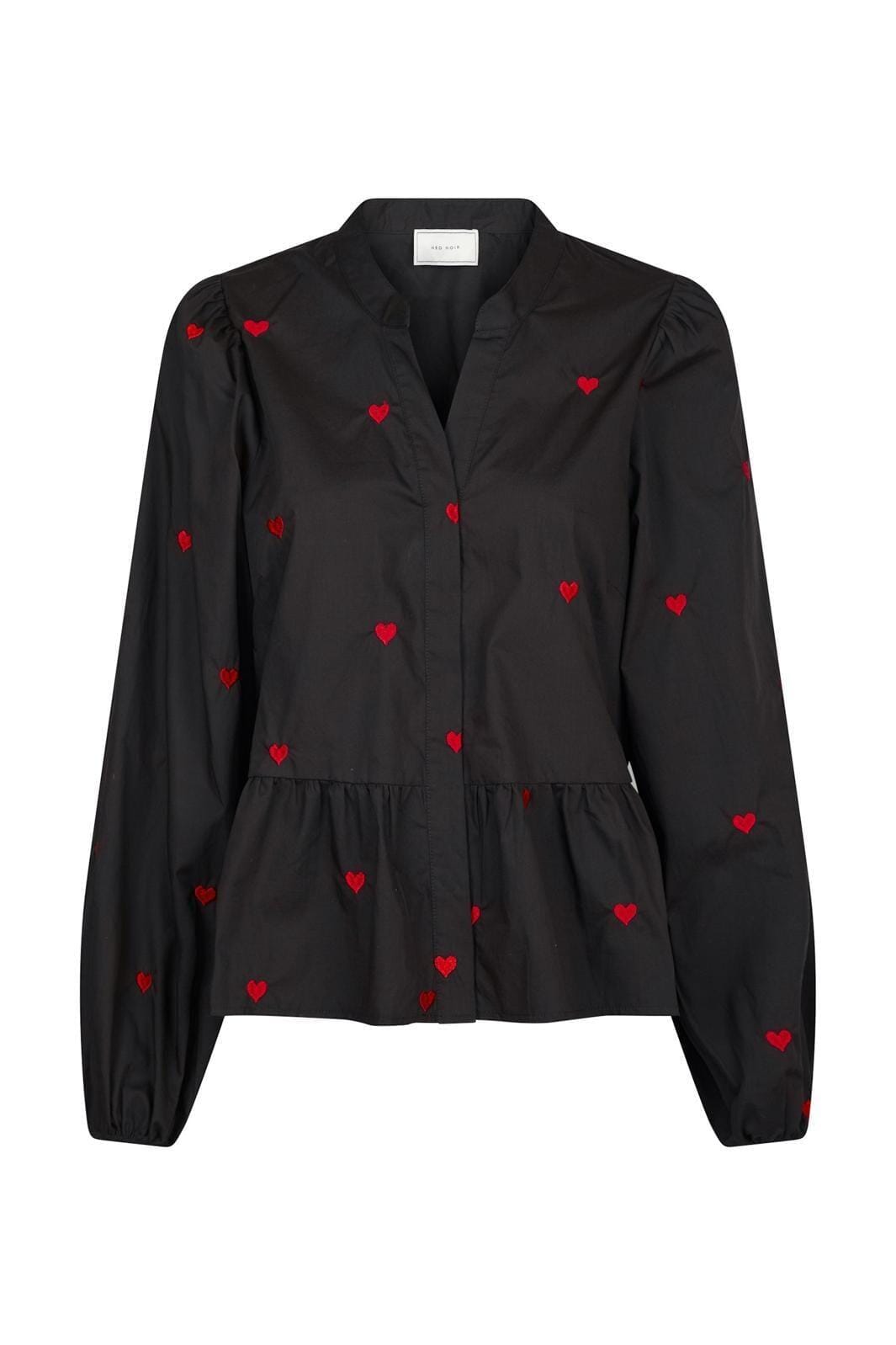 Neo Noir - Savoy Hearts Blouse - Black