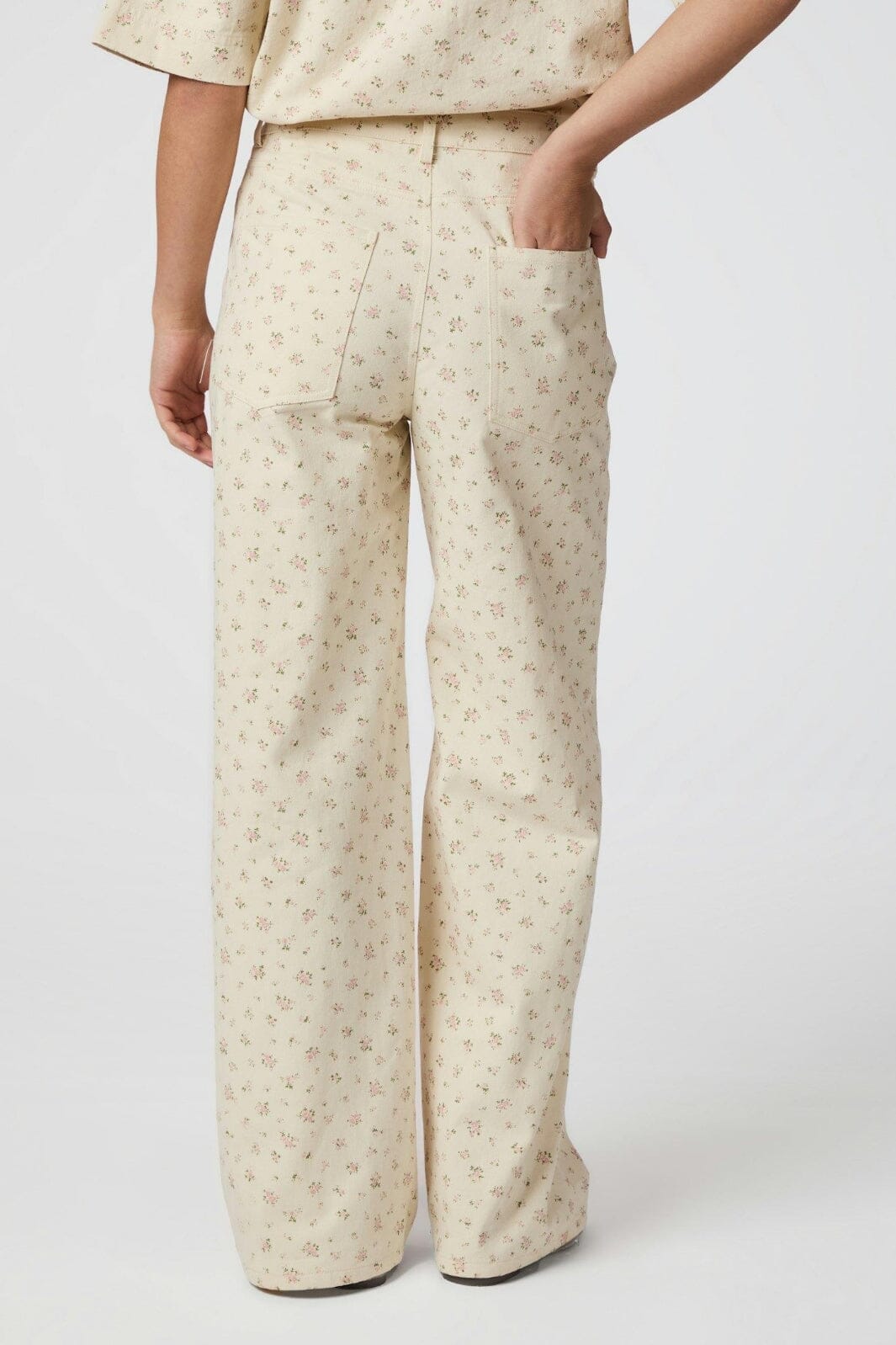 Neo Noir - Semba Floral Denim Pants 165228 - 121 - Off White